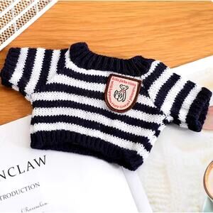 Handmade Blue White Sweater for Miffy Doll